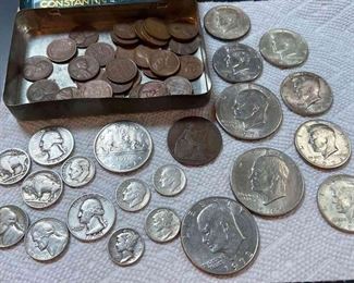An Assortment of Vintage Coins Other