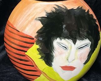 Terry CodyNelson Faces Vase