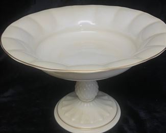 Lenox Renaissance Collection Compote Bowl Bone China 24K