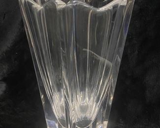 Signed Numbered Orrefors Crystal Vase
