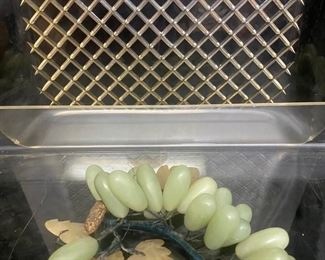 Mid Century Grape Cluster Lucite Trays