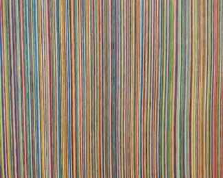 Metin Bereketli "Carnival Curtain" - Medium: acrylic on canvas. - Signed on reverse and dated 2023.Measures 48" x 48" (unframed).Metin Bereketli is an internationally acclaimed Los Angeles based painter. Hiscontemporary works have been featured in museums, galleries, and exhibitionsworldwide including the Smithsonian Institution National Museum of Art Library,Sotheby's London, California Science Center, Exposition Park, Universal Studios,Paramount Pictures Studios, Peterson Automotive Museum, Playboy Mansion, Houseof Blues, Pacific Design Center, and Hollywood & Highland.Metin is an artist who has dedicated himself to the evolution of mankind with histhemes. His paintings are not only a display of vivid colors and powerful imagery,but also a celebration of oneness with the Human Family in the Circle of Life.