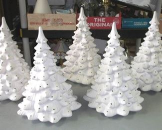 Ceramic Bisque Trees - ready to paint