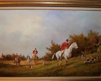 Great Fox Hunt Painting