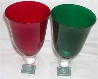Large Set NIB Lenox Goblets