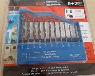 TG Tools KIK High Speed Drill Bit Set, 9+2-Piece