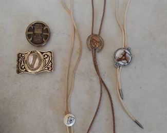 Bolo Ties and Belt Buckles