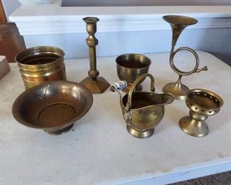 Assorted Brass Items