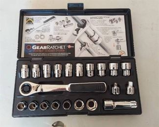 Gear Ratchet Socket set - Pass Through Sockets