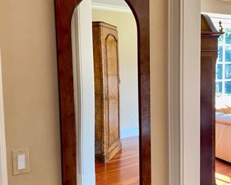 Wood framed mirror 54"h