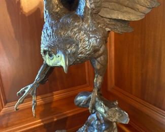 Jules Moigniez (1835-1894)  Bronze Eagle                                 31"h 