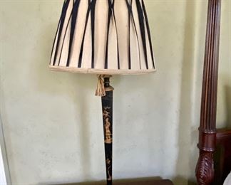 Pr. Chelsea House chinoiserie lamps  38"h  