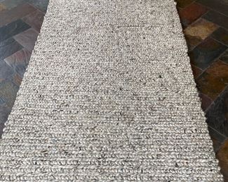 Stark braided wool rug     4' x 12'     $500.00