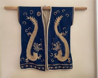 Embroidered Chinese vest    