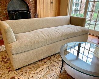 Custom sofas                                                                                    30"h x 89.5" long x 36.5"d  