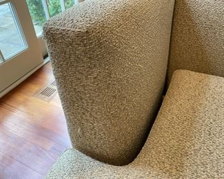 Custom sofas                                                                                   30"h x 89.5" long x 36.5"d  