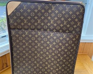 Louis Vuitton suitcase   26"h x 18"w x 9"d   