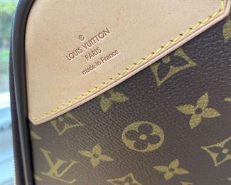 Louis Vuitton suitcase   26"h x 18"w x 9"d   