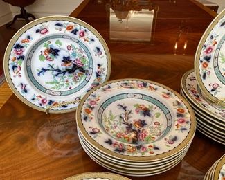 Vesper "Indian Tree" china -  available by the piece             17pc.  10.5" plates   50.00 ea.                                                                        7pc.        9.5" plates   35.00 ea.                                                                                         11pc.     8.5" plates   25.00 ea.                                                                                     8pc.     10.25" bowls 30.00 ea.    