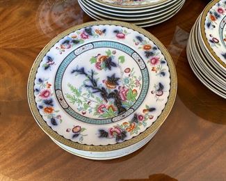 Vesper "Indian Tree" china -  available by the piece             17pc.  10.5" plates   50.00 ea.                                                                        7pc.        9.5" plates   35.00 ea.                                                                                         11pc.     8.5" plates   25.00 ea.                                                                                     8pc.     10.25" bowls 30.00 ea.  