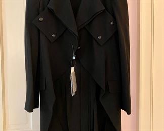 Alexander McQueen cutaway coat NWT        $850.00             size 42