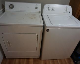 washer and dryer