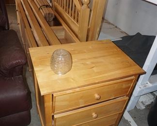 bed frame, night stand