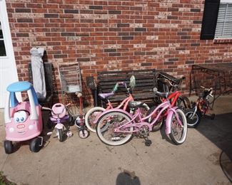 kids bike and other rolling stock