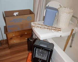 heater. shower chair