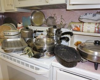 waterless cookware, roaster, electric skillet, Sydney pots and pans