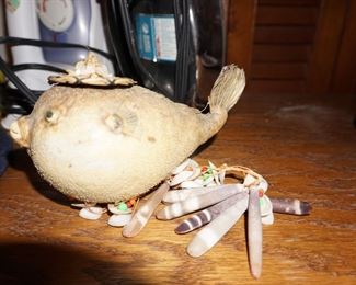 puff fish wind chime