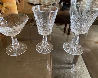 Waterford Cut Crystal. Kenmare 1962-2017. Champagne/Sherbet, Water, Wine