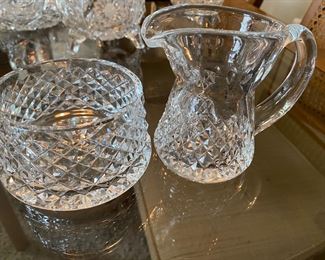 Waterford Cut Crystal Alana Creamer Sugar