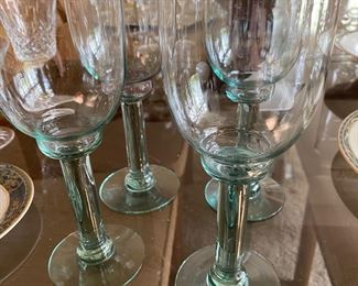Hand Blown Wine Glasses