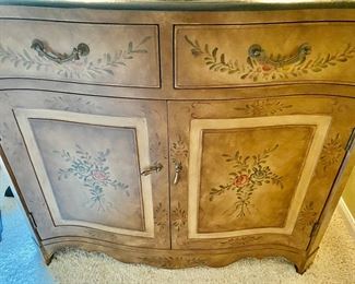 Hand Painted Cabinet