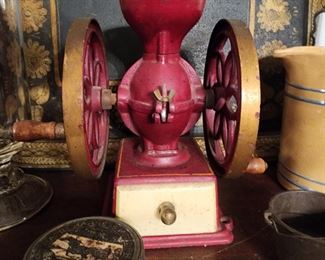 Iron coffee grinder