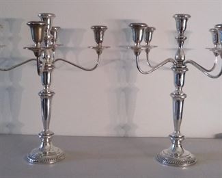 Sterling Silver candleabras