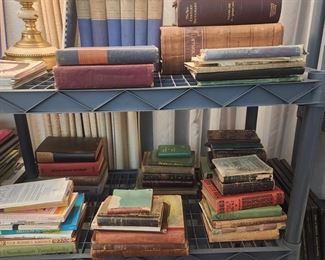 Antique,  vintage,  and modern  books 
