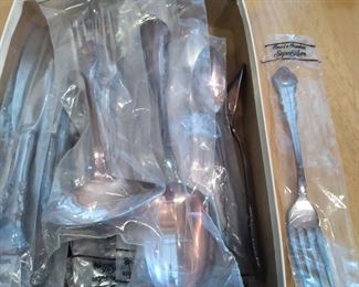 Reed & Barton "Super Silver" plated flatware - 53 pieces