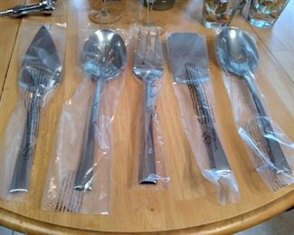 Lenox stainless steel oversized serving utensils