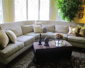 Wonderful Massoud curved sofa