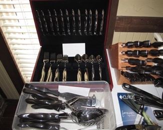 Cutco set of flatware, service for 12, Cutco utensils set