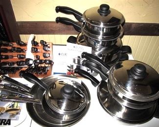 Cutco complete set of pans