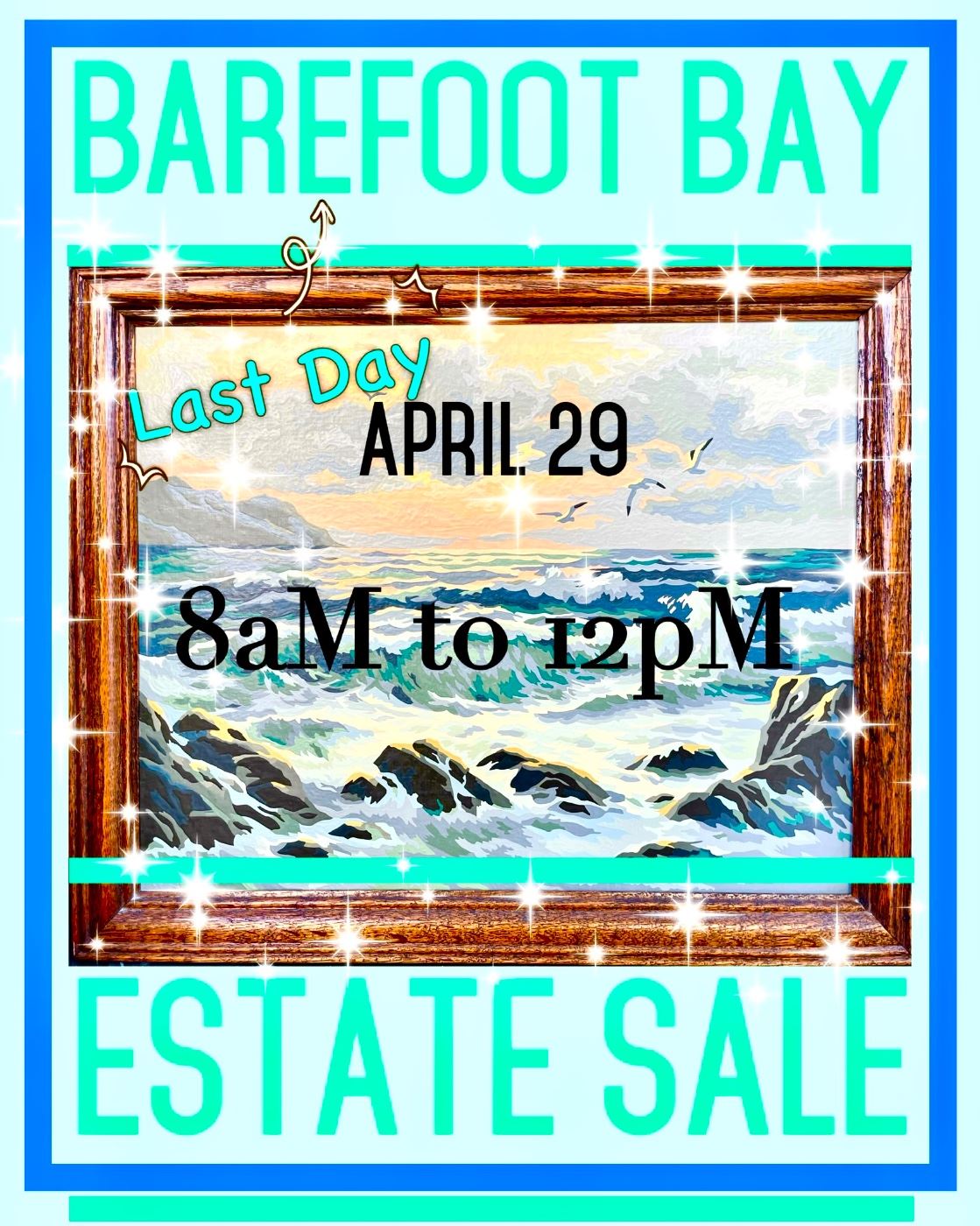 75% OFF ...this is a fast sale to clear the house. Cash Only Sale. 