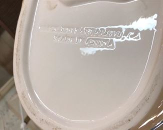 Bottom of Moose cookie jar