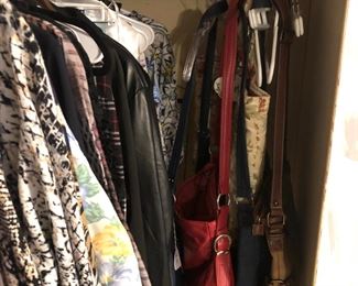 Ladies clothes and handbags 