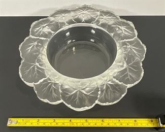 Lalique France Crystal Honfleur Bowl