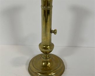 Early 20th C French Brass Candle Holder