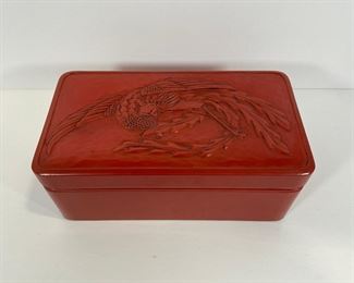 Modern Carved Japanese Box