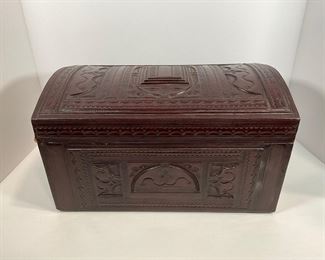 Leather Wrapped Jewelry Box - Peru
